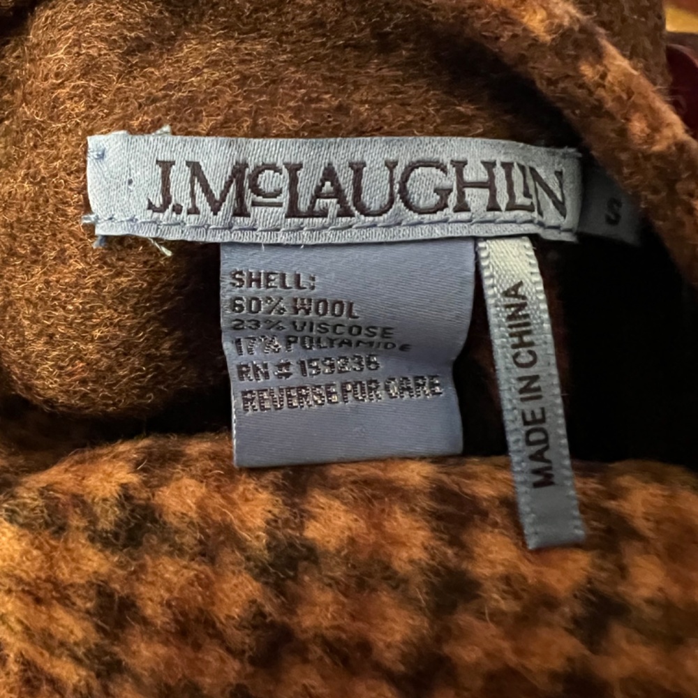 COPY - J.McLaughlin Reversible Frade coat-SM - Picture 3 of 6